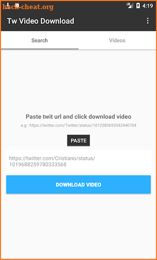 Tw Video Download For Twitter screenshot