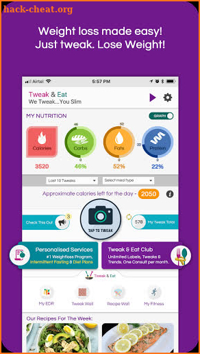 Tweak and Eat screenshot