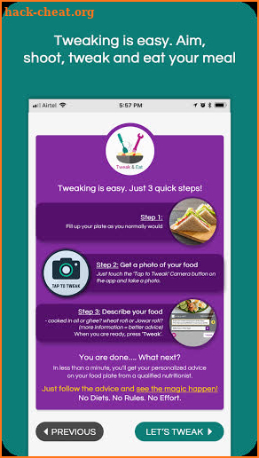 Tweak and Eat screenshot