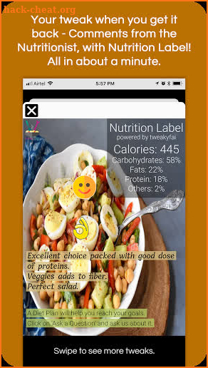 Tweak and Eat screenshot