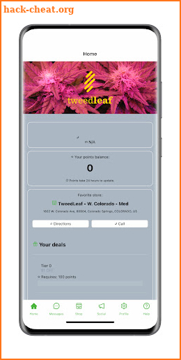 TweedLeaf App screenshot