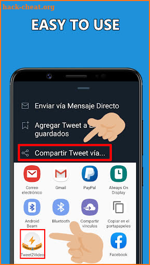 Tweet2Video: Twitter video downloader screenshot