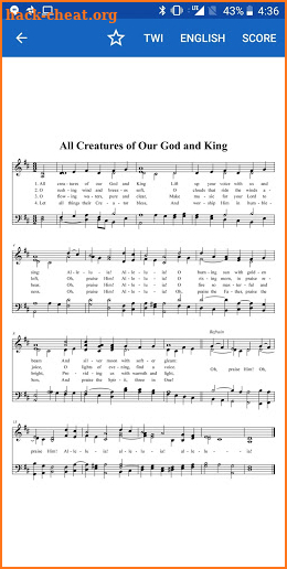 Twi SDA Hymnal screenshot