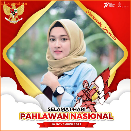 Twibbon Hari Pahlawan 2022 screenshot