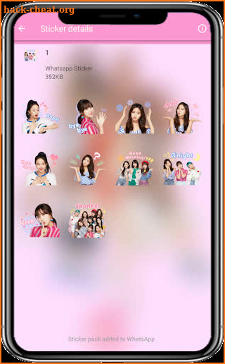 Twice Meme Stickers For WA screenshot