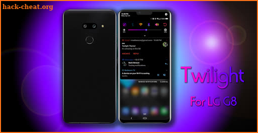 Twilight Theme for LG G8 screenshot