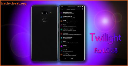 Twilight Theme for LG G8 screenshot