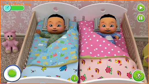 Twin Newborn Baby Care - Babysitter Daycare Game screenshot