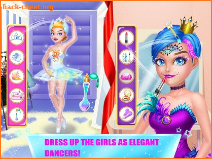 Twin Sisters Ballerina: Dance, Ballet, Dress up screenshot