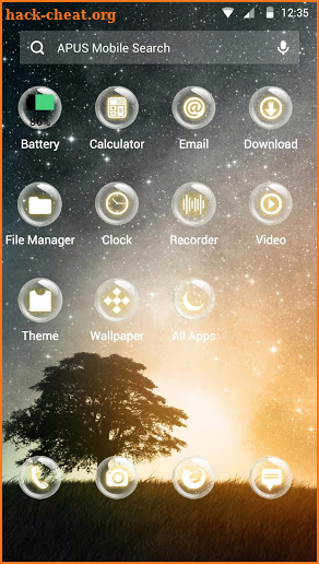 Twinkling-APUS Launcher theme screenshot