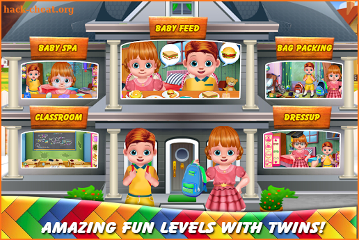 Twins Baby First Day at School screenshot