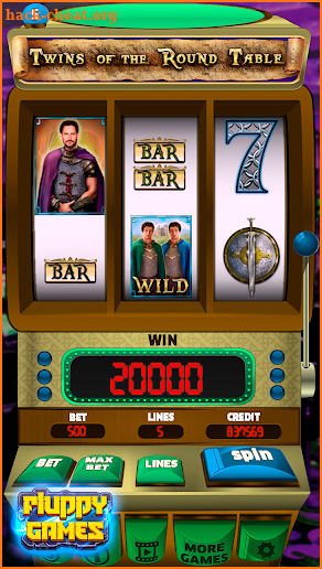 Twins of the Round Table Slots screenshot