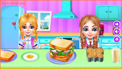 Twins sisters back to school screenshot