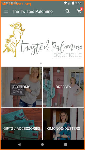 Twisted Palomino Boutique screenshot