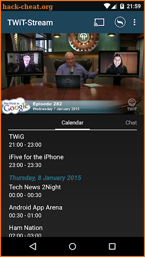 TWiT-Stream screenshot