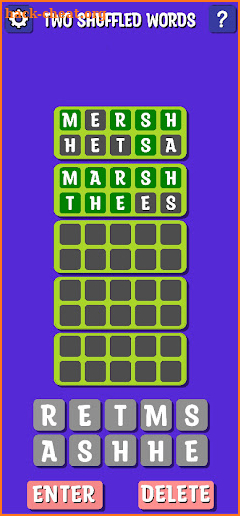 Two Shuffled Words screenshot