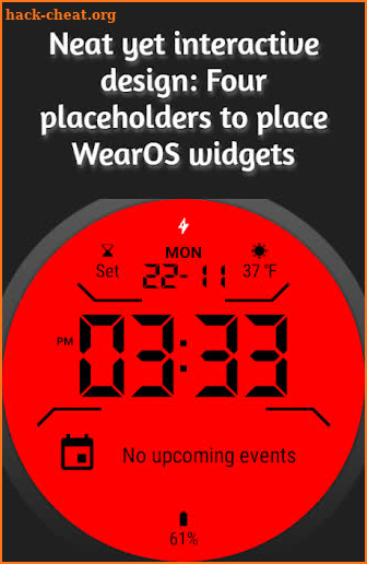 TWP3 LCD Watch Face for WearOS screenshot