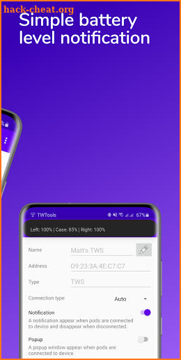 TWTools - True Wireless Tools screenshot