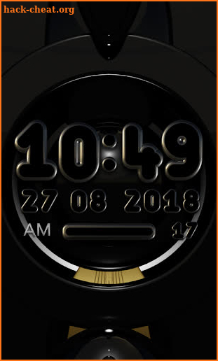 TYCOON gold Digital Clock Widget screenshot