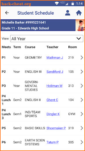 Tyler SIS Student 360 screenshot