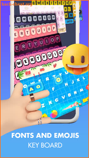 Type Go-GIF keyboard,Funny Emoji,Free Stickers screenshot