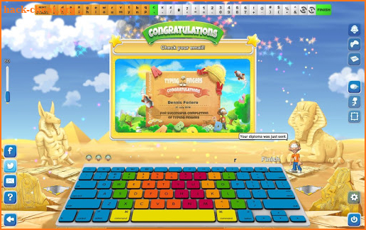 Typing Fingers screenshot