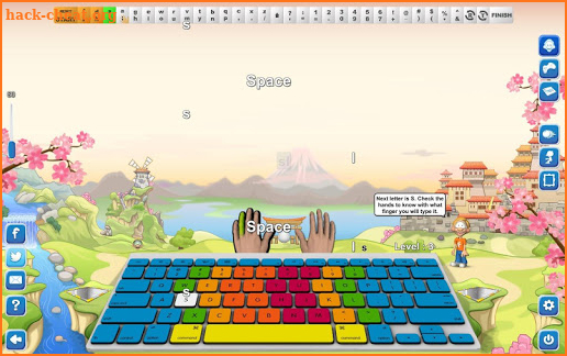 Typing Fingers screenshot