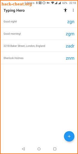 Typing Hero ⚡ Text Expander for Android screenshot