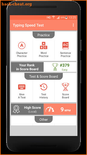 Typing Speed Test - Typing Master screenshot