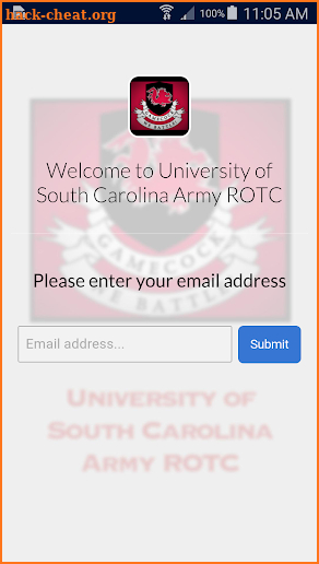 U of South Carolina Army ROTC screenshot