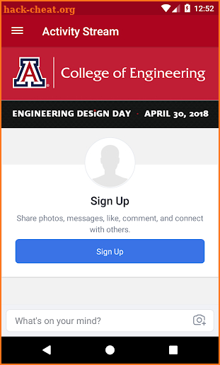 UA Engineering Design Day 2018 screenshot