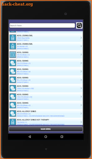 UAE Drug Encyclopedia screenshot