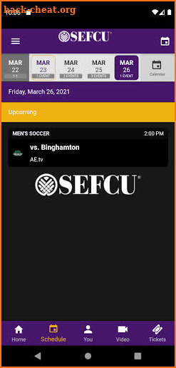 UAlbanySports screenshot