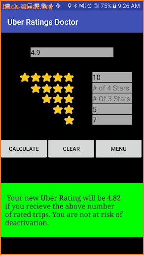 Uber Ratings Doctor screenshot