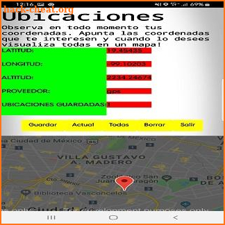 UBICACIONES screenshot