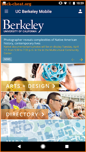 UC Berkeley Mobile screenshot