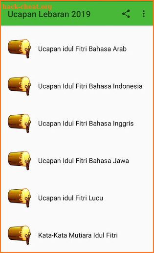 Ucapan Lebaran 2019 screenshot