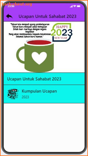 Ucapan Selamat Tahun Baru 2023 screenshot