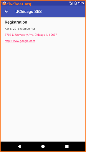 UChicago SES screenshot