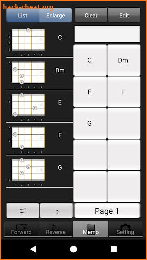 UChord3 (Ukulele Chord) screenshot