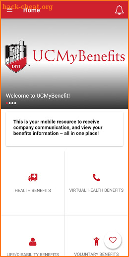 UCMyBenefits screenshot