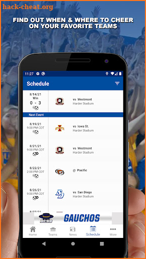 UCSB Gaucho GAMEDAY screenshot