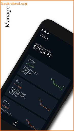 UDAX screenshot