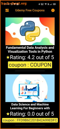 Udemy Free Coupons screenshot