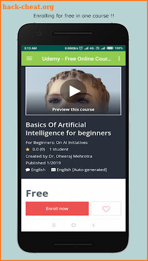 Udemy - Free Online Courses screenshot