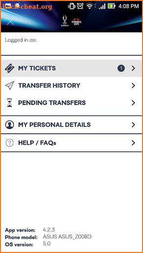 UEFA Super Cup 2019 Tickets screenshot