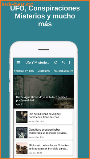 UFO Y Misterios Noticias screenshot