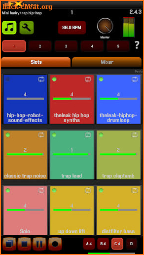 uFXloops Music Studio screenshot