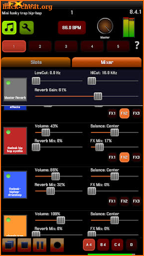 uFXloops Music Studio screenshot