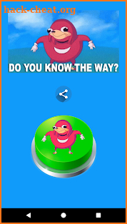 Ugandan Knuckles Meme Button screenshot